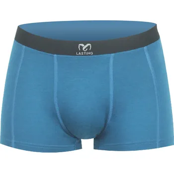Pánské spodní prádlo NORO pánské merino boxerky - Modrá 5454 / XL / Modrá