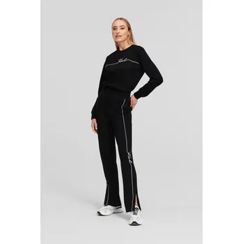 TEPLÁKY KARL LAGERFELD SEASONAL LOGO SWEATPANTS BLACK