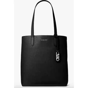 Michael Kors kožená shopper kabelka reversible xl Eliza silver černá