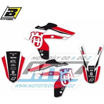 Polep vozidla Polepy na motocykl (sada polepů Dream) Husqvarna CR125+WR125 / 06-08 + WR250 / 06-13 + WR300 / 09-13 - typ polepů Dream4 - červená barevná varianta HUSQVARNA WR 125 2006-2008