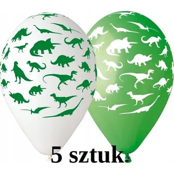 Balónek Id_1681_B BALÓN BALÓNKY DINOSAURUS DINOSAUŘI PARK DORT sada 5 kusů ks