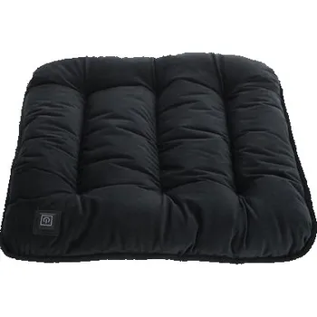 Polštář Přenosný vyhřívaný polštář k sezení, černý