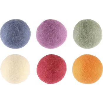 Hračka pro kočku Huhubamboo hračka pro kočky - míček z vlny