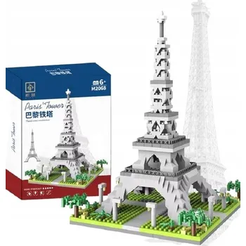 ostatní stavebnice Francie Paříž Eiffelova věž stavební bloky cihly slavné světové architektury