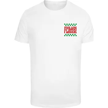 Pánské oblečení Pánské tričko Flavor Italiano bílé Mister Tee bílá 2969023