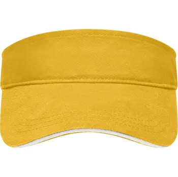 Kšiltovka Sluneční kšilt zlatá žlutá/bílá univerzální
