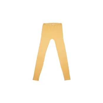 Dětské legíny merino/bavlna/hedvábí Cosilana žlutý melír Velikost: 104