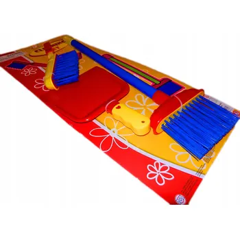 Úklidová sada pro děti - koště, lopatka, smetáček a příslušenství