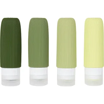 KUFRYPLUS Cestovní silikonové lahvičky 90 ml XND43, sada 4 ks