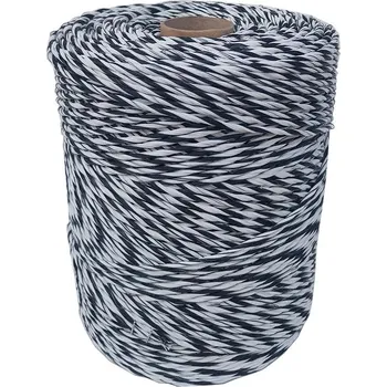 Ohradník Ohradníkové lanko Profi line M+S 3 mm/500 m ResistLight polyetylénové černo-bílé 0,4 Ohm/m