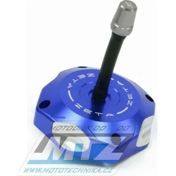 Víčko nádrže - ZETA ZE87-2301 - Suzuki RM125+RM250 / 04-12 + RMZ250 / 10-18 + RMZ450 / 05-17 + RMX450Z / 10-17 + RM85 / 02-22 + Yamaha YZ65 / 18-23 + TTR90 / 00-07 + TTR125+TTR230 / 00-20 - modré YAMAHA TT-R 125 2000-2020