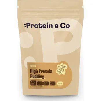 Protein Protein a Co High protein pudding 600 g Příchuť: Vanilla