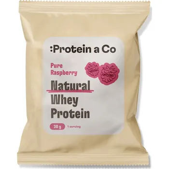 Protein Protein a Co NATURAL WHEY 30 g Příchuť: Pure raspberry