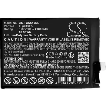 Baterie k notebooku Baterie Cameron Sino CS-TCK610SL za TLp049FA - neoriginální