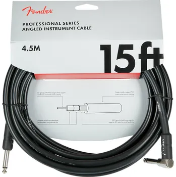 Audio kabel Fender Professional Series 15' Instrument Cable Angled + prodloužená záruka 3 roky