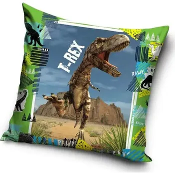 Povlak na dekorativní polštářek Povlak na polštář dinosaurus T-Rex