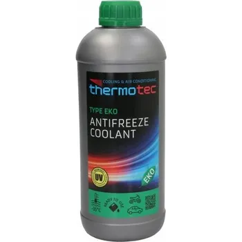 Náplň do chladiče a ostřikovače THERMOTEC Chladicí kapalina, chladicí kapalina EKO 1L -35°C ZELENÁ