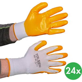 Chránič sluchu Tolsen Nitrilové pracovní rukavice, vel. 10, balení 24 párů