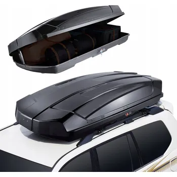 Střešní box Prostorný střešní box kufr na auto 488 L 204,5 x 91,7 x 38,9 cm