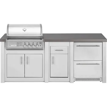 Zahradní gril Luxusní venkovní kuchyně Grandpro EXCLUSIVE CROSSRAY 2 White