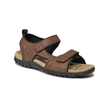 Dámské sandále Sandály Geox Uomo Sandal Strada U4524B 000ME C6006 Hnědá 41