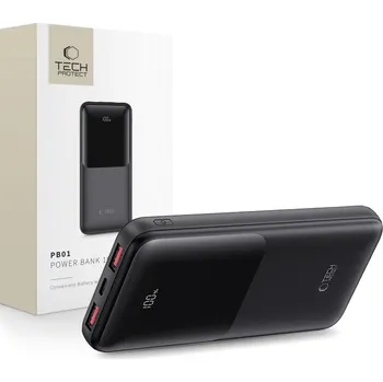 Powerbanka TECH-PROTECT PB01 POWER BANK 10000MAH 22.5W BLACK