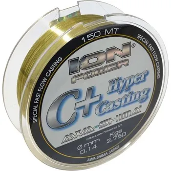 Rybářský vlasec Vlasec Awa-S ION Power C+ Hyper Casting 0,16 mm