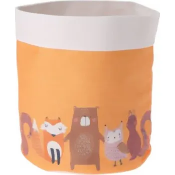 Koš na prádlo Storagesolutions Koš na prádlo do dětského pokoje, Ø 24 x 29 cm, zvířata