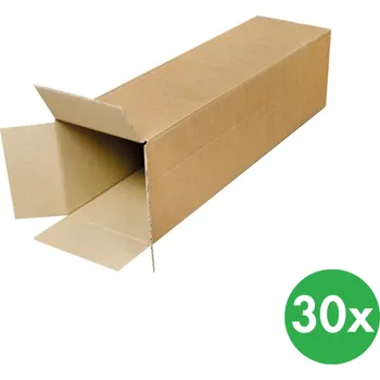 Karton B2B Partner Kartonová krabice - tubus, otevírání na kratší straně krabice 600x150x150 mm, 30 ks