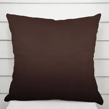 Povlak na polštářek Saténový povlak na polštář LUX-042 Čokoládově hnědý 50 x 60 cm