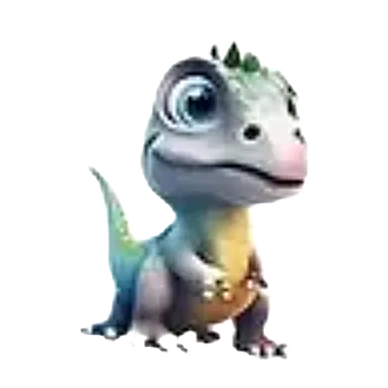 samolepka Samolepky - mladí dinosauři X (sada 5 ks)