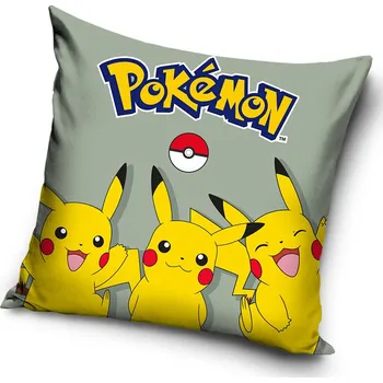 Polštář Dětský polštářek Pokémon Pika Pika Pikachu