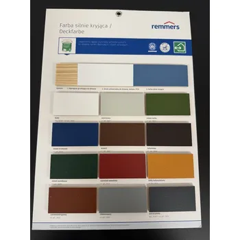 barva a nátěr na dřevo Remmers DECKFARBE vzorník