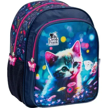 Dětský batoh BATOH S PŘEDNÍ KAPSOU CLEO A FRANK KOČKA