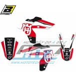 Polepy na motocykl (sada polepů Dream) Husqvarna CR125+WR125 / 06-08 + WR250 / 06-13 + WR300 / 09-13 - typ polepů Dream4 - červená barevná varianta HUSQVARNA WR 250 2006-2013