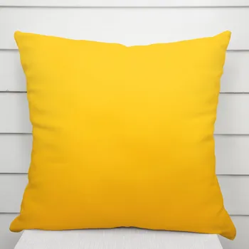 Povlak na dekorativní polštářek Saténový povlak na polštář LUX-041 Kanárkově žlutý 35 x 45 cm
