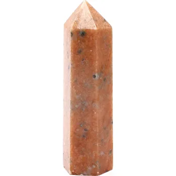 Drahý kámen Magieprirody.cz Obelisk Sluneční kámen špice 98 g - 8,7 cm #D218