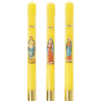 Svíčka Tradiční parafínová svíčka bez vůně Quo Vadis 1 ks