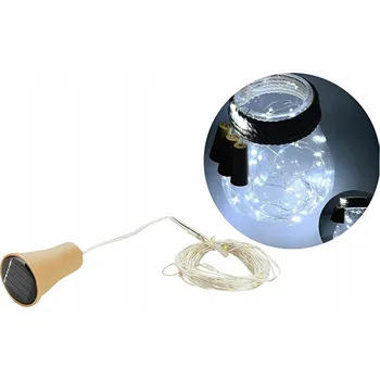 Venkovní osvětlení Světelný řetěz Hurtnet 190 cm solární bílý