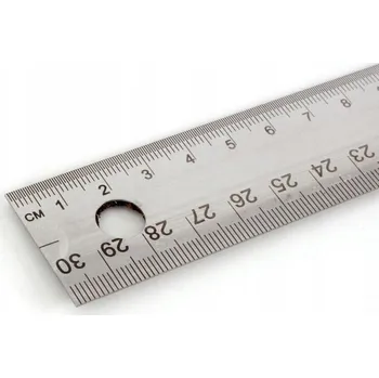 pravítka Leniar Ocelové pravítko T30cm s korkovou podložkou