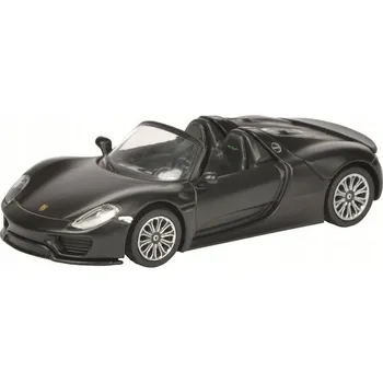 autíčko Schuco Porsche 918 Spyder Černý 1:64 452011400