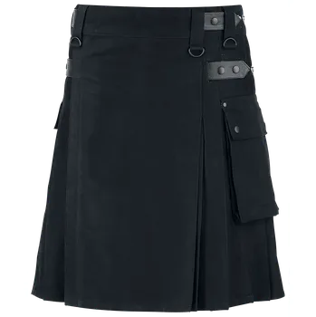 Dámská sukně Středně dlouhá sukně Gotika z Black Premium by EMP - Kilt - Muži - černá