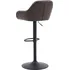 Barová židle Autronic AUB-716, hnědá/černá