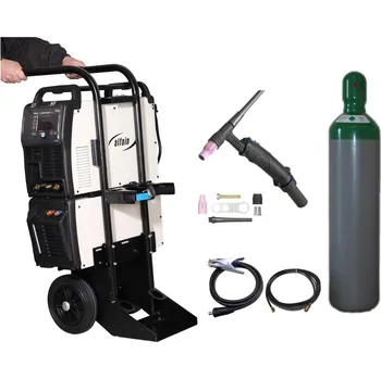 Svářečka ALFA IN PEGAS 320 AC/DC PULSE NEO včetně chladící jednotky a rudlu + lahev