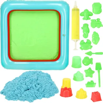 kinetický písek Kinetický písek KX9511-1 2 kg modrý + formičky