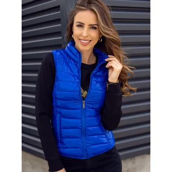 Modrá dámská prošívaná vesta Bolf R0107AA - S