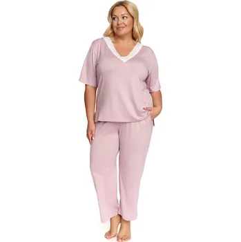 Pánské pyžamo Dámské pyžamo 7154 - Doctornap světle fialová L