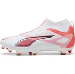 Dětské kopačky Puma ULTRA 5 MATCH+ LL FG/AG JR 3 Bílá, Růžová, Oranžová