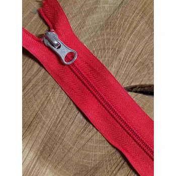 Zip Zip spirálový šíře 5 mm délka 16 cm barva červená