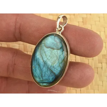 Přívěsek Přívěsek labradorit ovál velký Ag 925/1000 12,8g